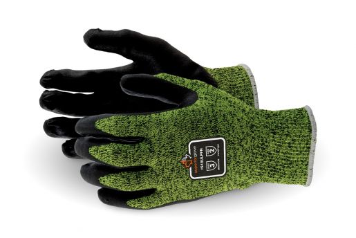S18ULPFN Superior Glove® Superior Touch® 18-Gauge Ultra-Light Polyester Gloves With Foam Nitrile Palms